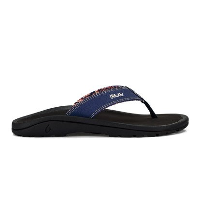‘Ohana Men's Beach Sandals - Navy / Onyx | Men OluKai cheap