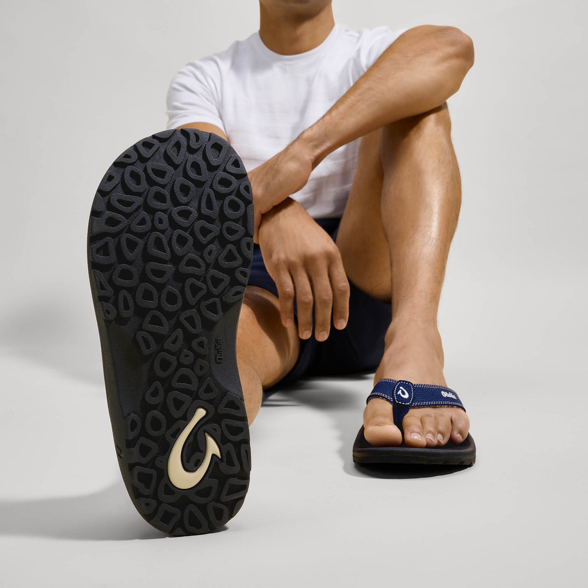 ‘Ohana Men's Beach Sandals - Navy / Onyx | Men OluKai cheap