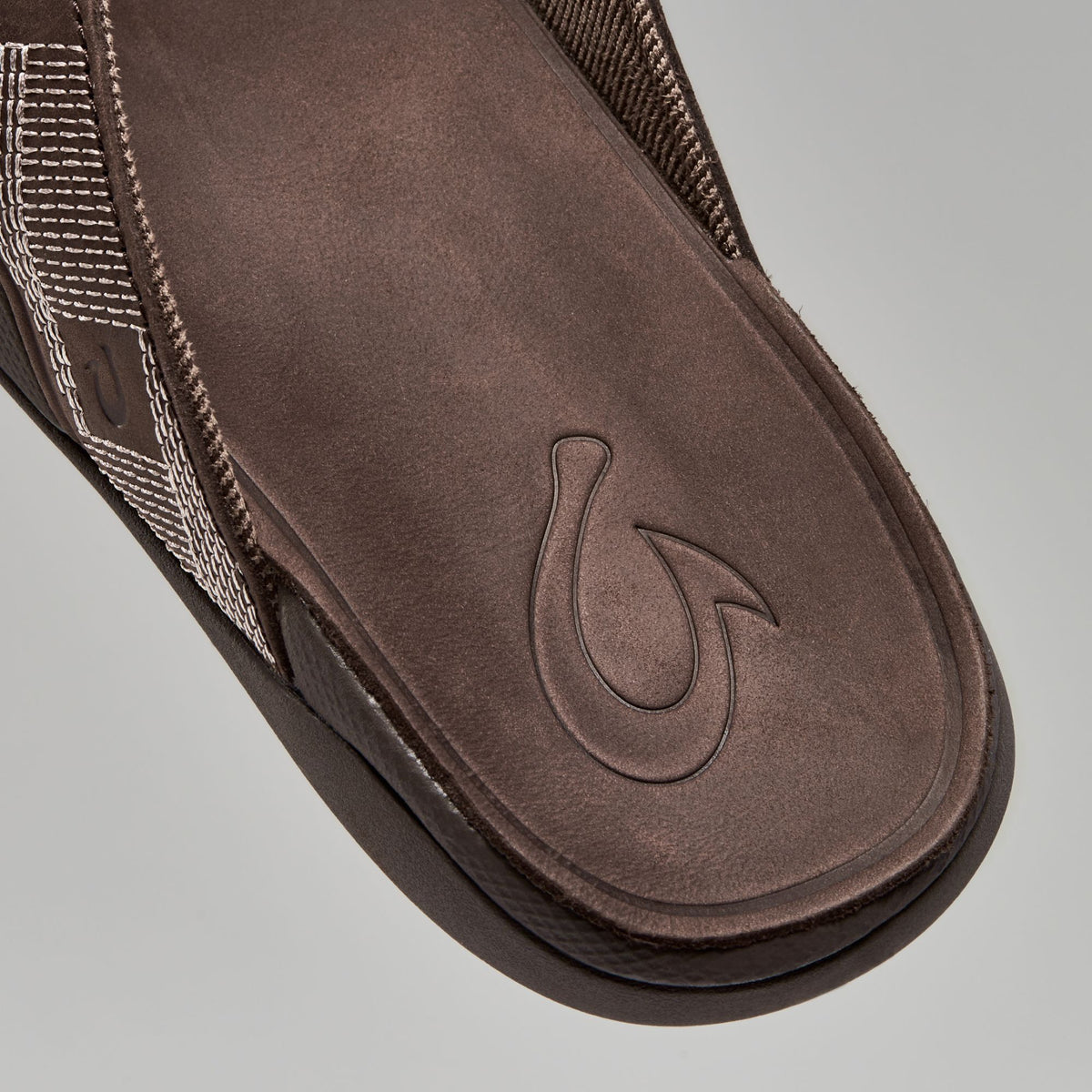 Tuahine Men's Waterproof Leather Beach Sandals - Dark Wood | Men OluKai near me