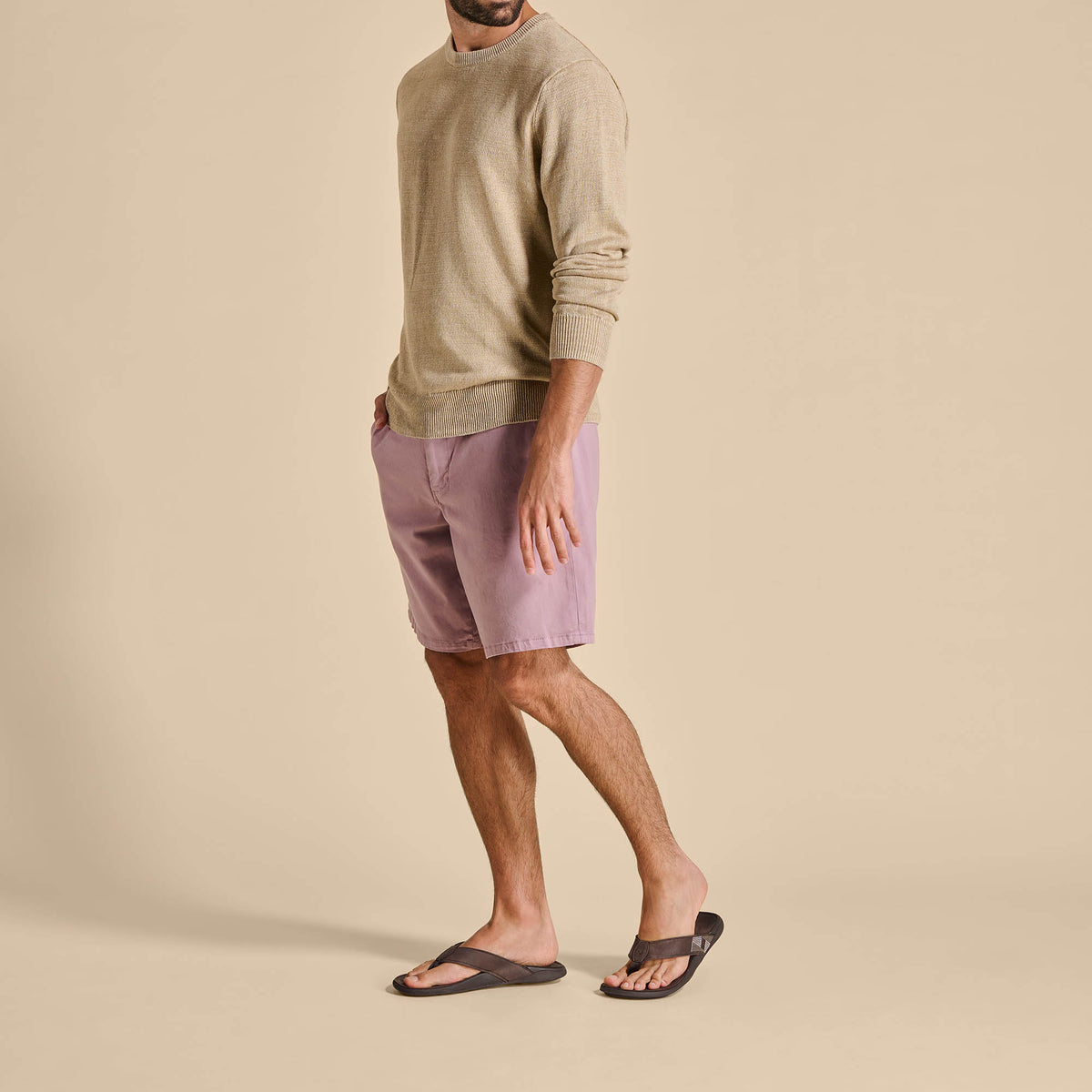 Tuahine Men's Waterproof Leather Beach Sandals - Dark Wood | Men OluKai near me