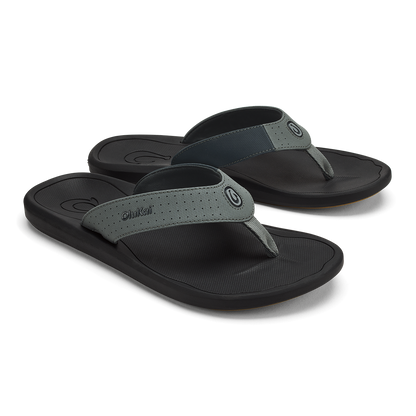 Ki‘i Men’s Water Ready Beach Sandals - Rock / Lava Rock | Men OluKai for sale