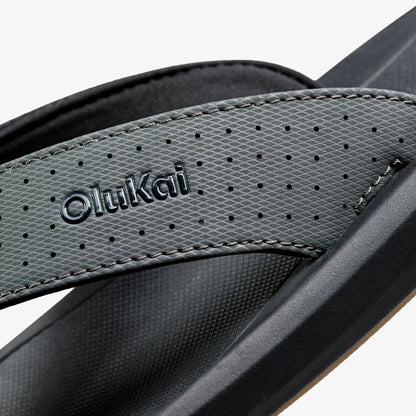 Ki‘i Men’s Water Ready Beach Sandals - Rock / Lava Rock | Men OluKai for sale