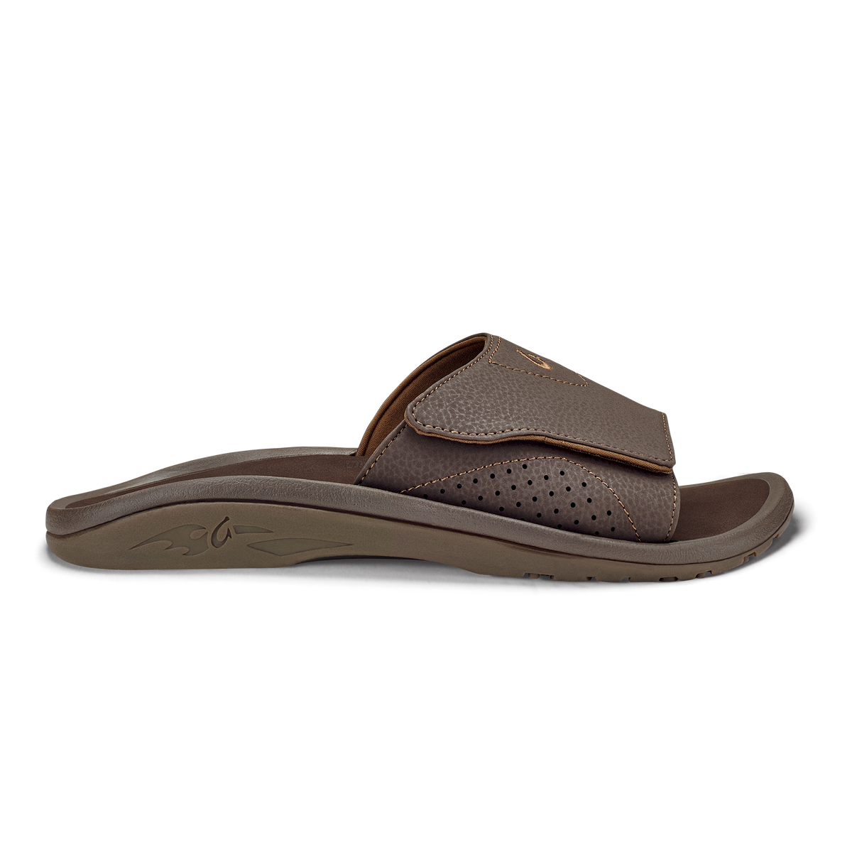 Nalu Slide Men's Beach Slide Sandals - Dark Java | Men OluKai sale