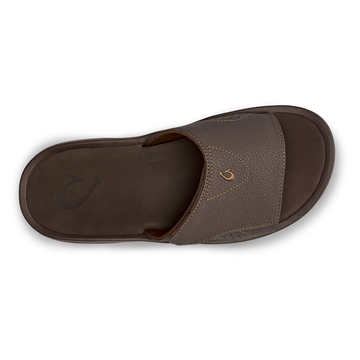 Nalu Slide Men's Beach Slide Sandals - Dark Java | Men OluKai sale
