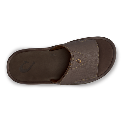 Nalu Slide Men's Beach Slide Sandals - Dark Java | Men OluKai sale