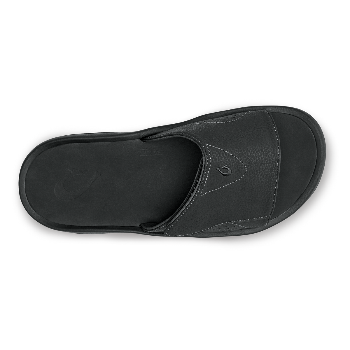 Nalu Slide Men's Beach Slide Sandals - Black | Men OluKai online