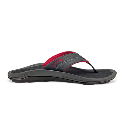 Kīpī Men’s Comfortable Beach Sandals - Dark Shadow | Men OluKai outlet