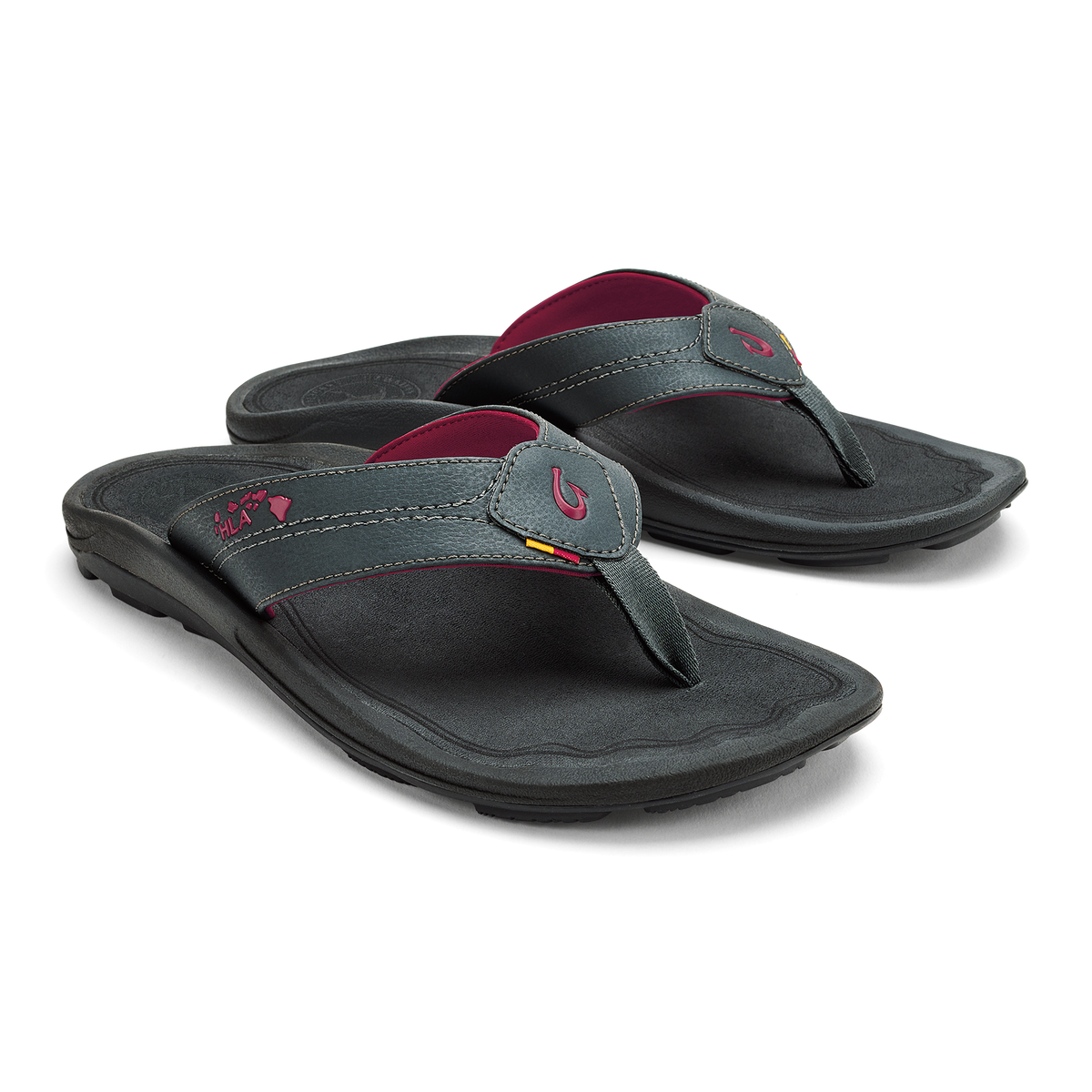 Kīpī Men’s Comfortable Beach Sandals - Dark Shadow | Men OluKai outlet