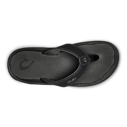 OluKai ‘Ohana - Black / Dark Shadow | Men's Beach Sandals | Men OluKai for sale