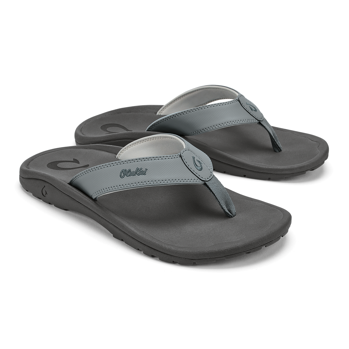 ‘Ohana Men's Best Selling Beach Sandals - Ash / Rock | Men OluKai on sale