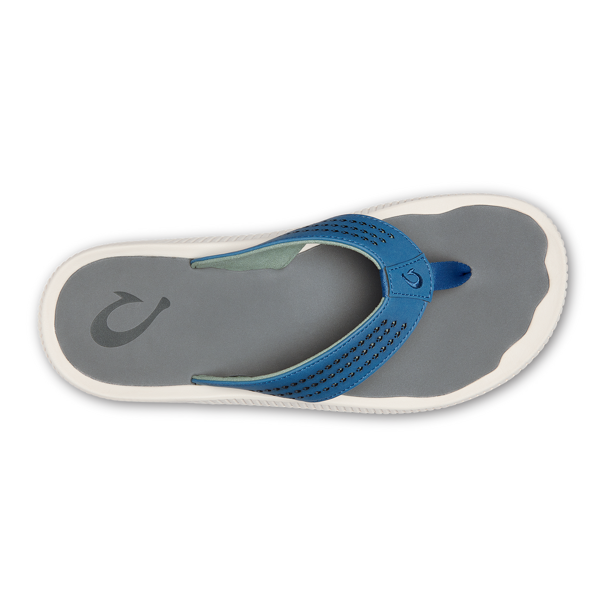 Ulele Men's Beach Sandals - Slate Blue / Charcoal | Men OluKai near me