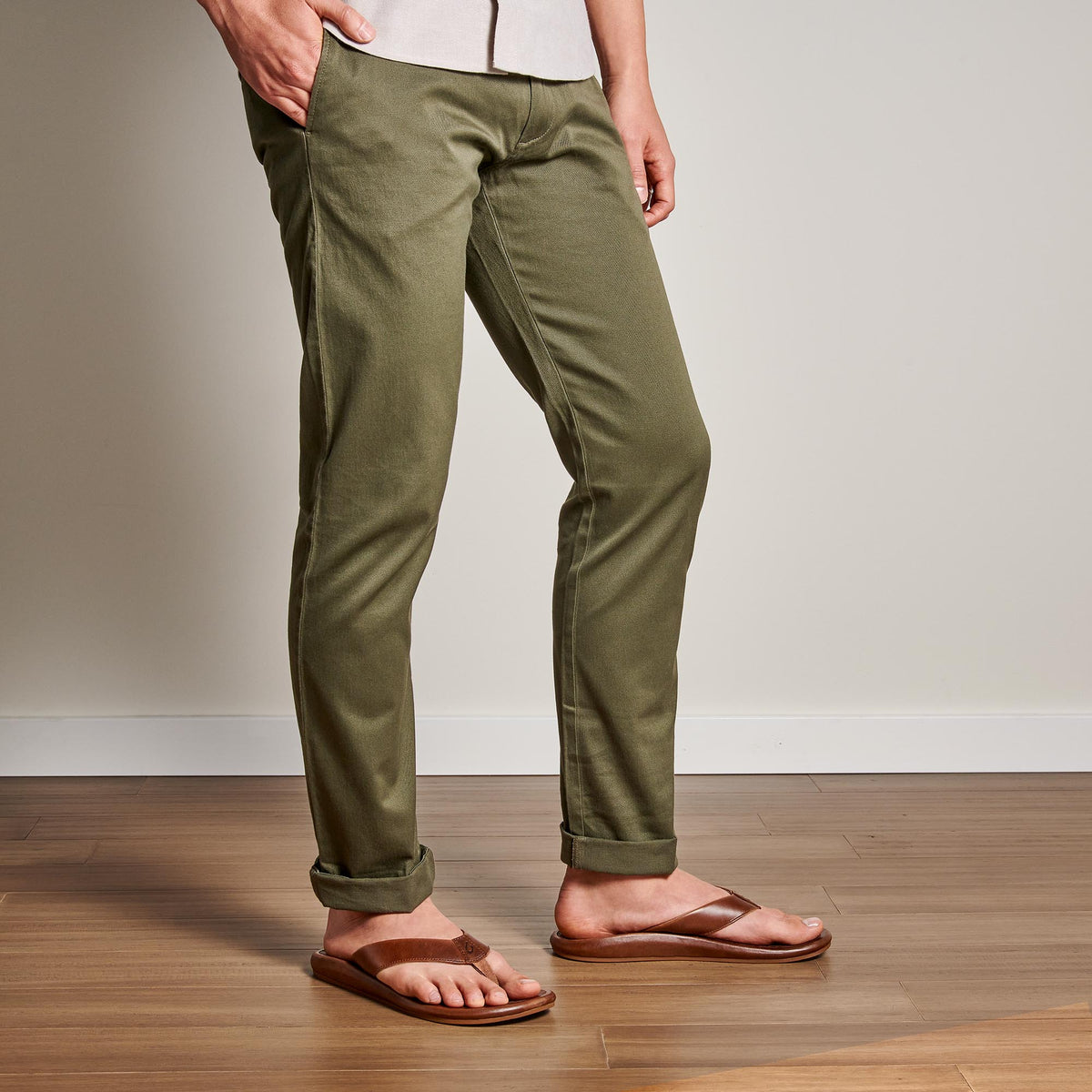 ‘Ilikai Men‘s Leather Sandals - Toffee | Men OluKai online