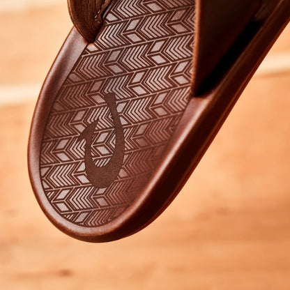 ‘Ilikai Men‘s Leather Sandals - Toffee | Men OluKai online