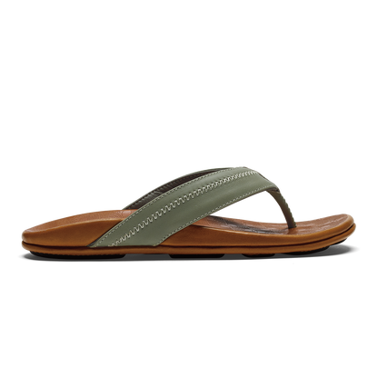 Hiapo - Odyssey Grey / Sahara Men’s Leather Beach Sandals | Men OluKai discount