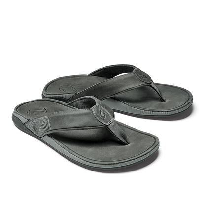 Tuahine Men's Waterproof Leather Beach Sandals - Lagoon | Men OluKai cheap