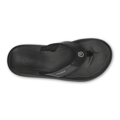 Pili Men’s Waterproof Leather Sandals - Lava Rock | Men OluKai near me