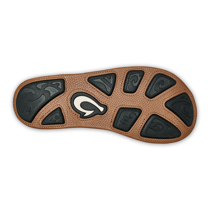 Hiapo -Dark Java / Toffee Men’s Leather Beach Sandals | Men OluKai for sale