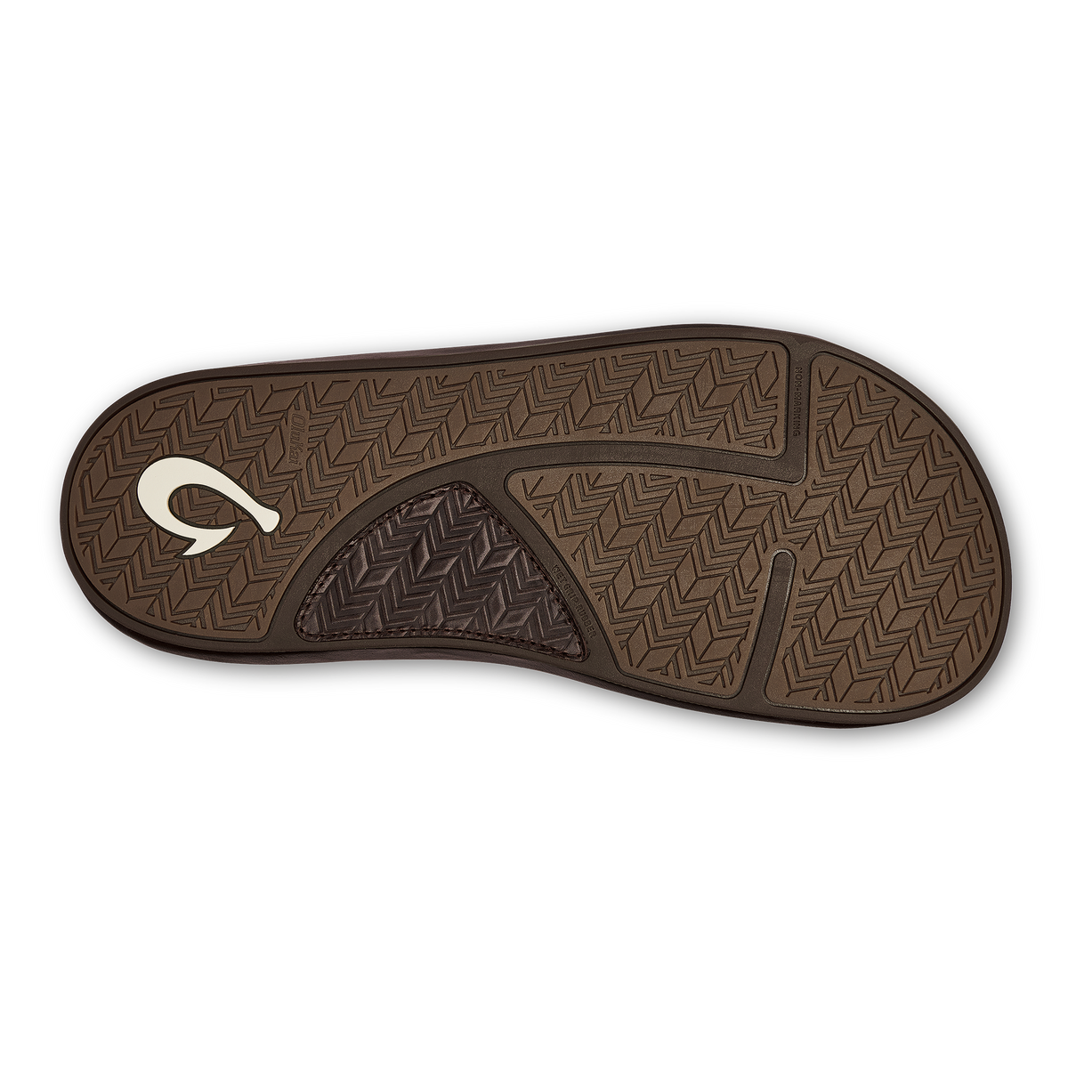 ‘Ilikai Men‘s Leather Beach Sandals - Dark Wood | Men OluKai discount
