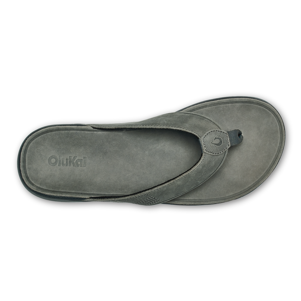 Tuahine Men's Waterproof Leather Beach Sandals - Rock | Men OluKai near me