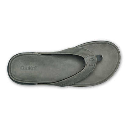 Tuahine Men's Waterproof Leather Beach Sandals - Rock | Men OluKai near me