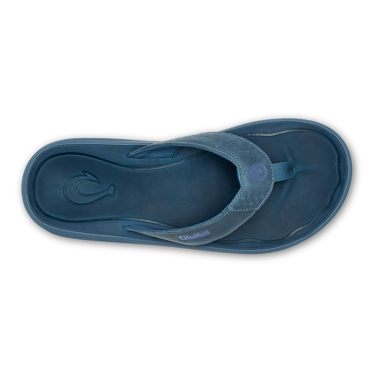 Pili Men’s Waterproof Leather Sandals - Blue Fog / Coastal Blue | Men OluKai online