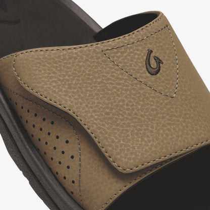 Nalu Slide - Tan / Dk Java | Men OluKai on sale