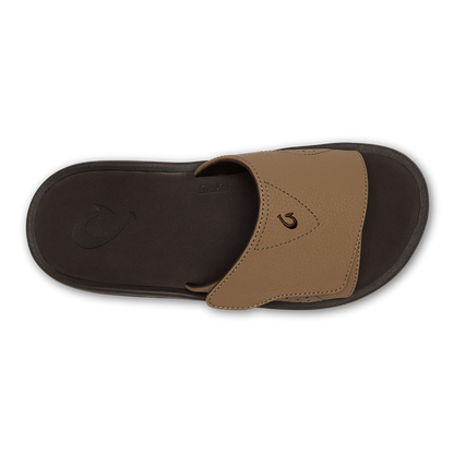 Nalu Slide - Tan / Dk Java | Men OluKai on sale