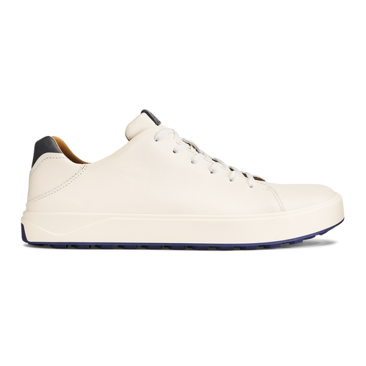 Wai‘alae Men’s Waterproof Leather Golf Shoes - White | Men OluKai sale