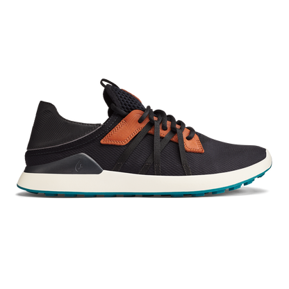Manele Men’s Breathable Golf Shoes - Black / Dark Shadow | Men OluKai for sale
