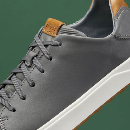 Wai‘alae Men’s Waterproof Leather Golf Shoes - Stone | Men OluKai discount