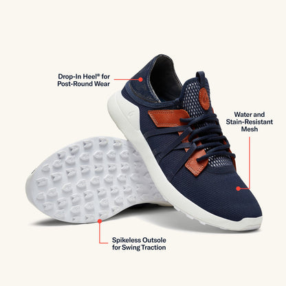 Manele Men’s Breathable Golf Shoes - Trench Blue | Men OluKai outlet