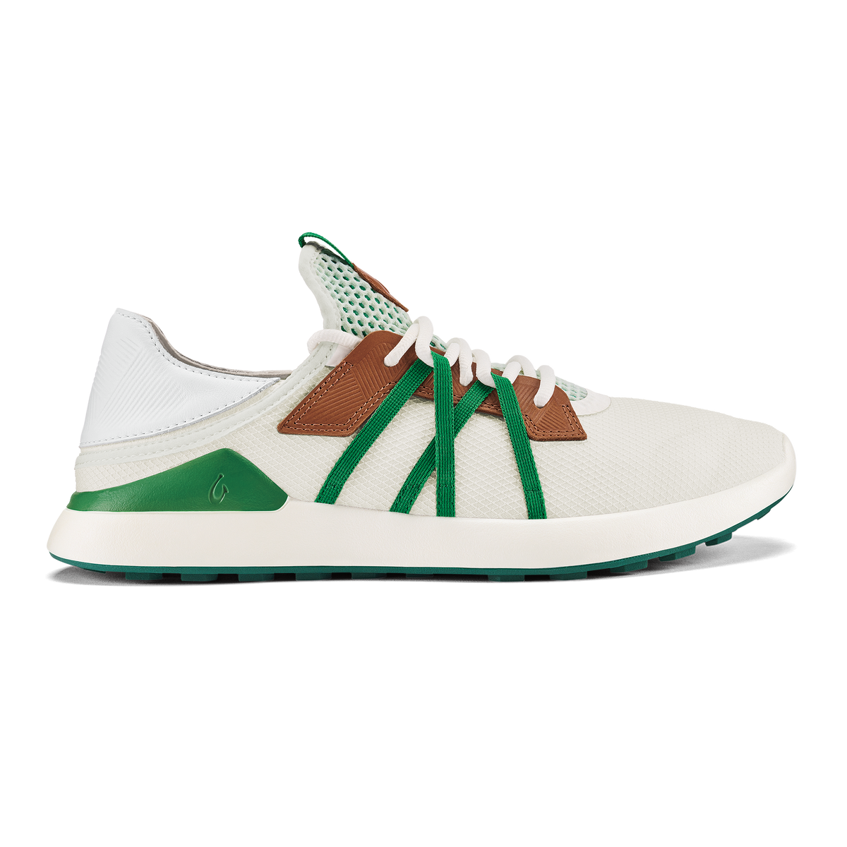 Manele Men’s Breathable Golf Shoes - White / Bamboo | Men OluKai discount