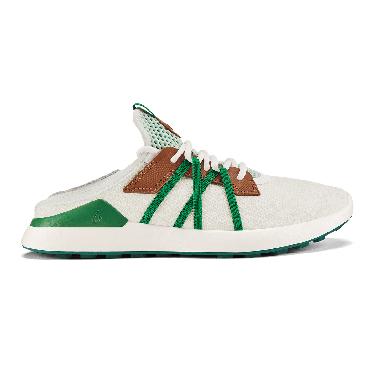 Manele Men’s Breathable Golf Shoes - White / Bamboo | Men OluKai discount