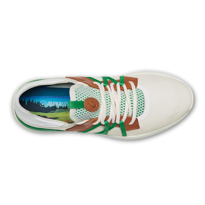 Manele Men’s Breathable Golf Shoes - White / Bamboo | Men OluKai discount