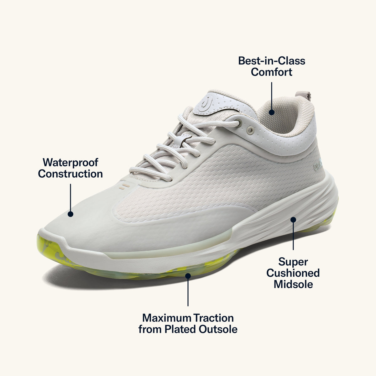 Mākena Men’s Waterproof Golf Shoes - Sterling | Men OluKai cheap