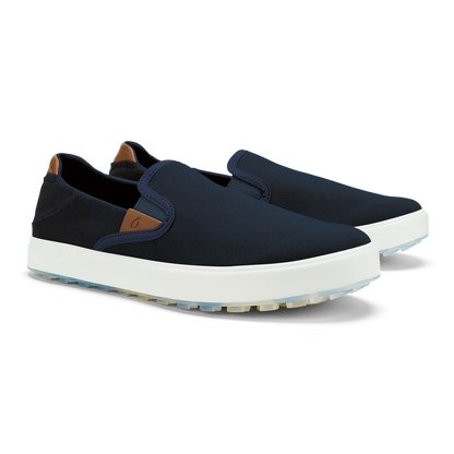Wai‘alae Slip On Men’s Golf Shoes - Trench Blue | Men OluKai outlet