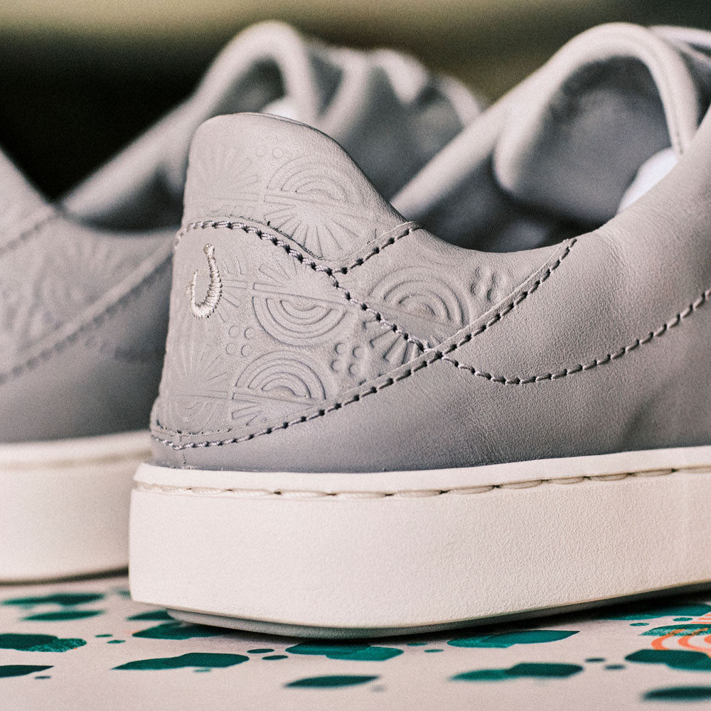 Pehuea Lī ‘Ili Women's Leather Sneakers - Ash | Women OluKai outlet
