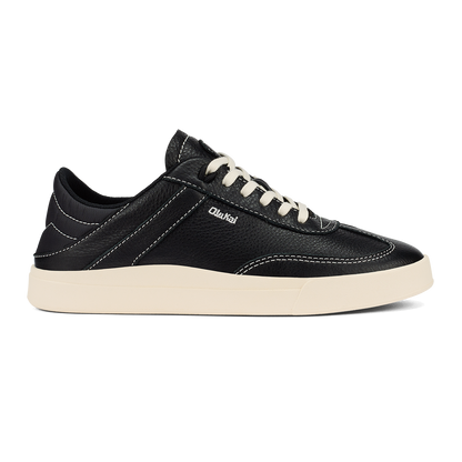 Hā‘upu Women’s Leather Sneakers - Onyx | Women OluKai for sale