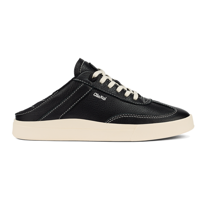 Hā‘upu Women’s Leather Sneakers - Onyx | Women OluKai for sale