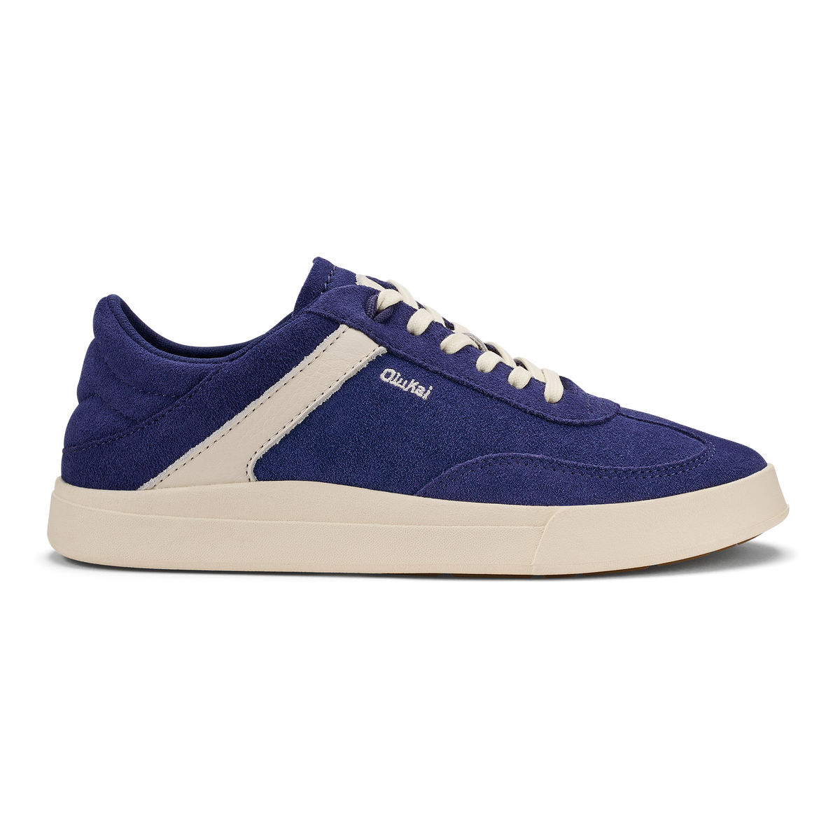 Hā‘upu Women’s Leather Sneakers - Navy / Off White | Women OluKai on sale