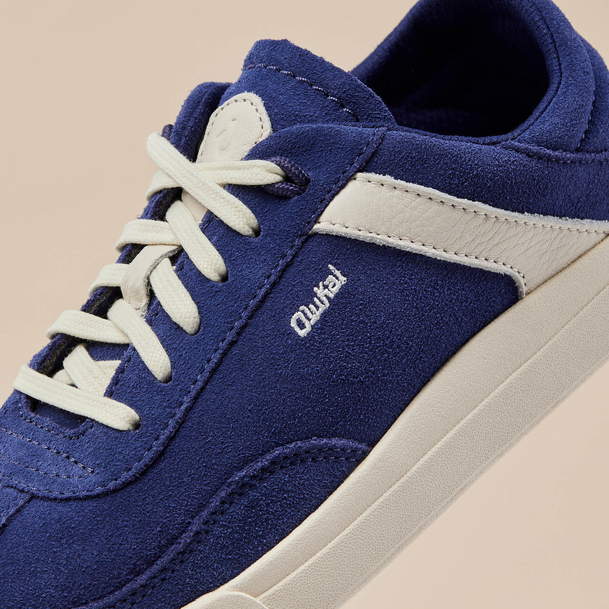Hā‘upu Women’s Leather Sneakers - Navy / Off White | Women OluKai on sale
