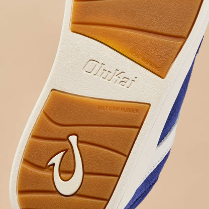 Hā‘upu Women’s Leather Sneakers - Navy / Off White | Women OluKai on sale