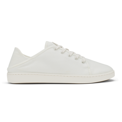 OluKai Pehuea Lī Canvas Women's Sneakers - Bright White | Women OluKai cheap