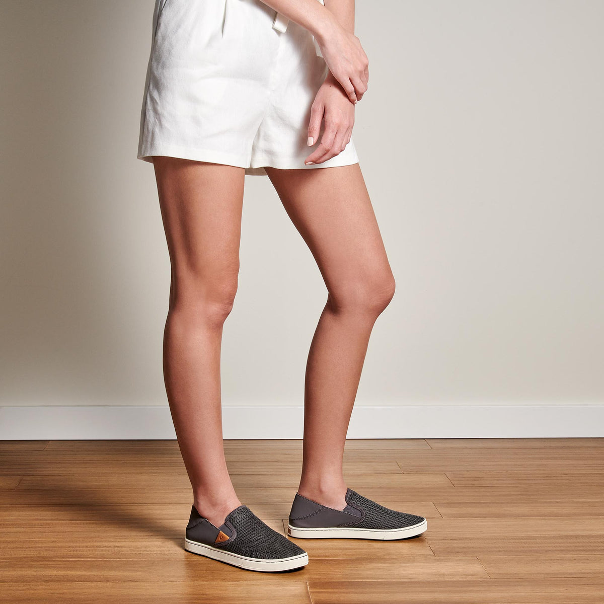 Pehuea Women's Breathable Slip-On Sneakers - Pavement | Women OluKai for sale