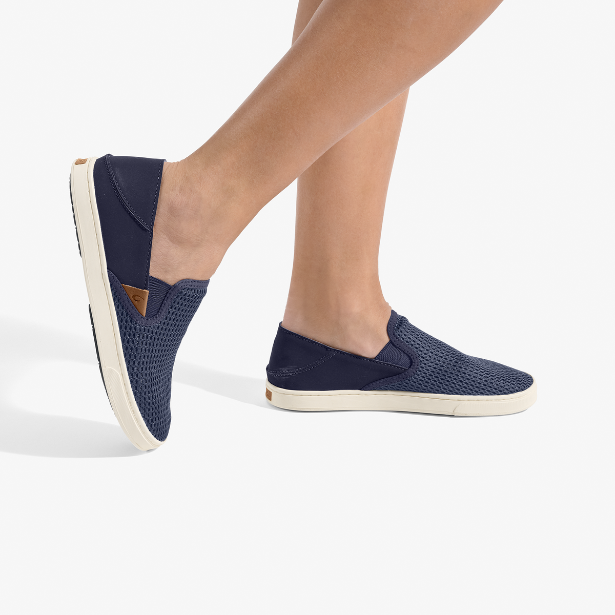 Pehuea Women's Breathable Slip-On Sneakers - Trench Blue | Women OluKai sale