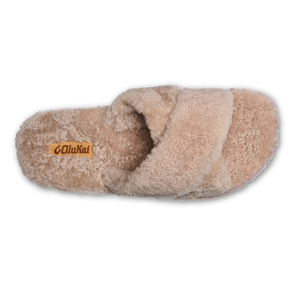 Hila Heu Women’s Slide Slipper Sandals - Tan | Women OluKai near me