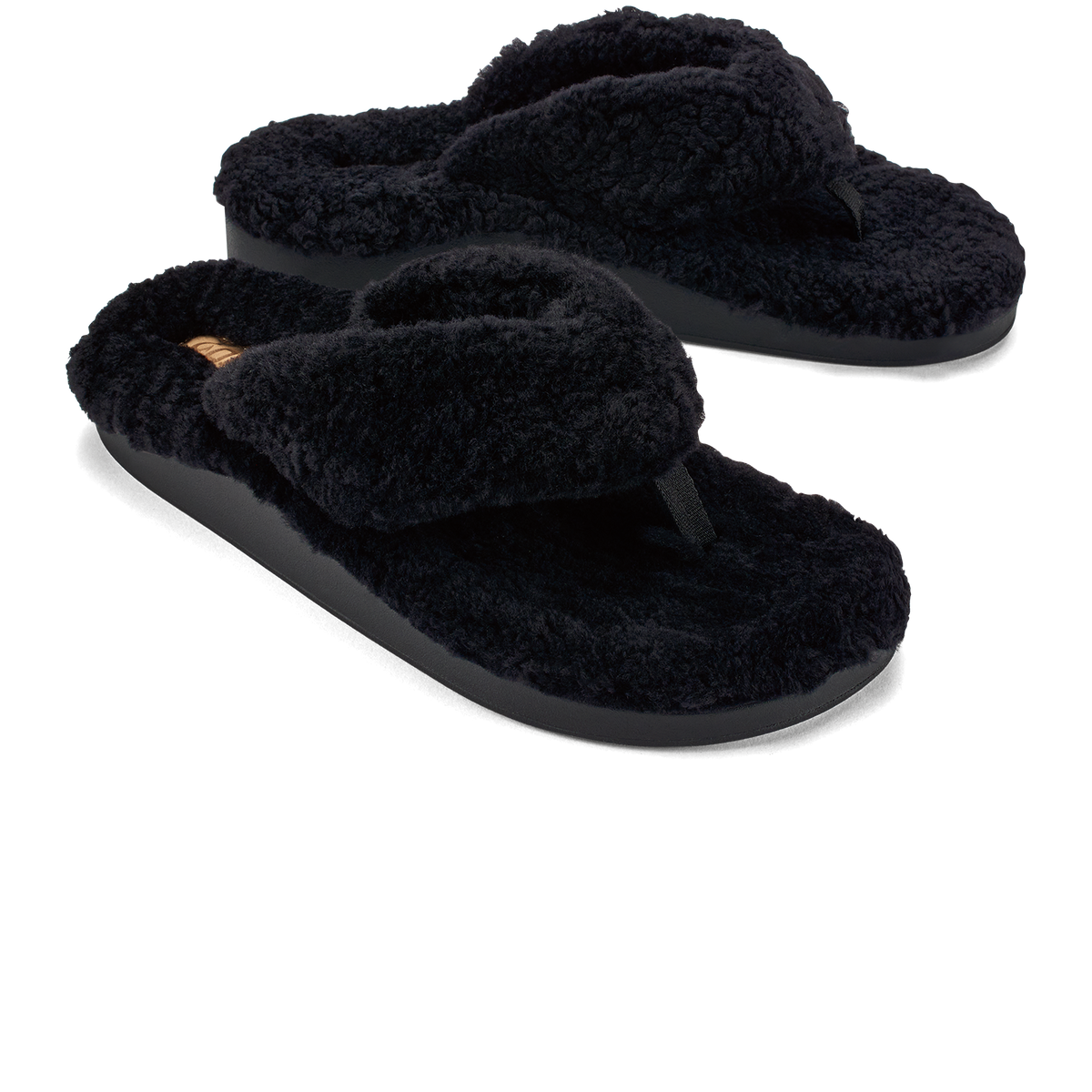 Kīpe'a Heu Women‘s Flip Flop Slippers - Black | Women OluKai sale