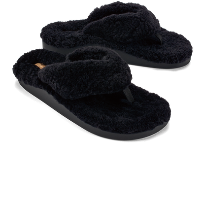 Kīpe'a Heu Women‘s Flip Flop Slippers - Black | Women OluKai sale