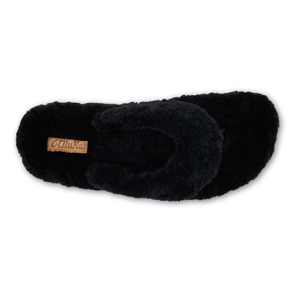 Kīpe'a Heu Women‘s Flip Flop Slippers - Black | Women OluKai sale