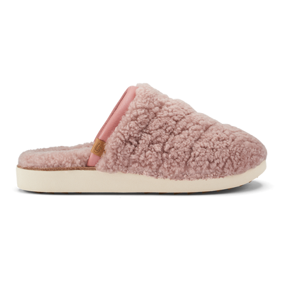 Pūpū Mua Women’s Shearling Mule Slipper - Pink Sea Salt | Women OluKai on sale